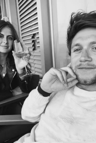 Niall with his girlfriend, Amelia